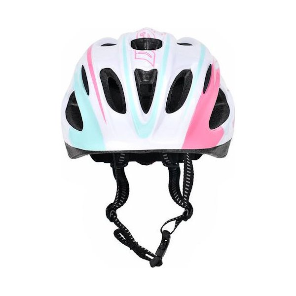 Kask rowerowy dziecięcy Armor Prox - biały/różowy