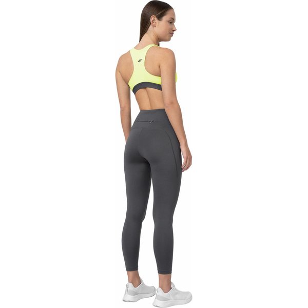 Biustonosz sportowy damski 4FSS23USBAF035 4F - zielony