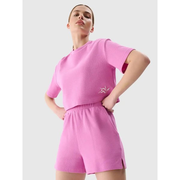 Spodenki damskie TSHOF531 4F - różowy