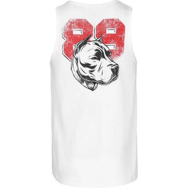 Bezrękawnik męski Tank Top Dog 89 Pitbull West Coast - White