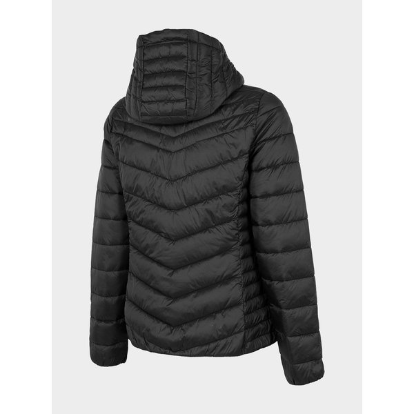 Kurtka puchowa damska H4Z22 KUDP003 4F - czarna