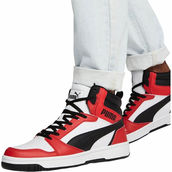 Buty Rebound v6 Puma - czerwony/biały