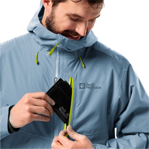 Kurtka męska Eagle Peak 2L Jack Wolfskin - niebieska