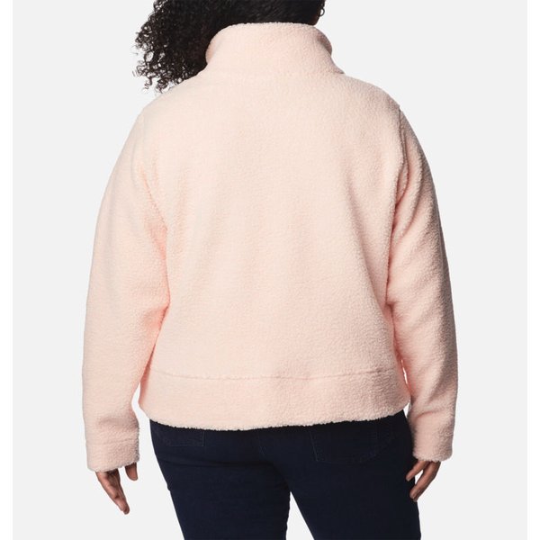 Kurtka polarowa damska Panorama Snap Fleece Jacket Columbia - pomarańczowy