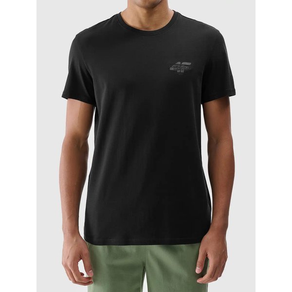 Koszulka męska TTSHM1974 4F - głęboka czerń