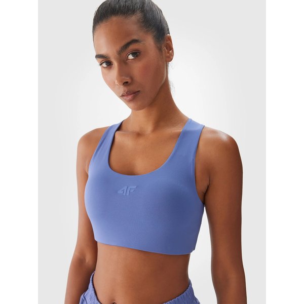 Biustonosz sportowy damski USBAF140 4F - granat