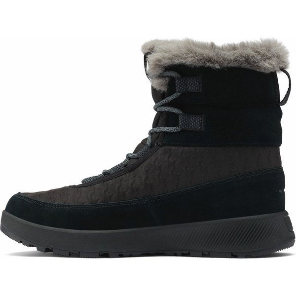 Buty, śniegowce Slopeside Peak II Luxe Waterproof Wm's Columbia - Black, Graphite