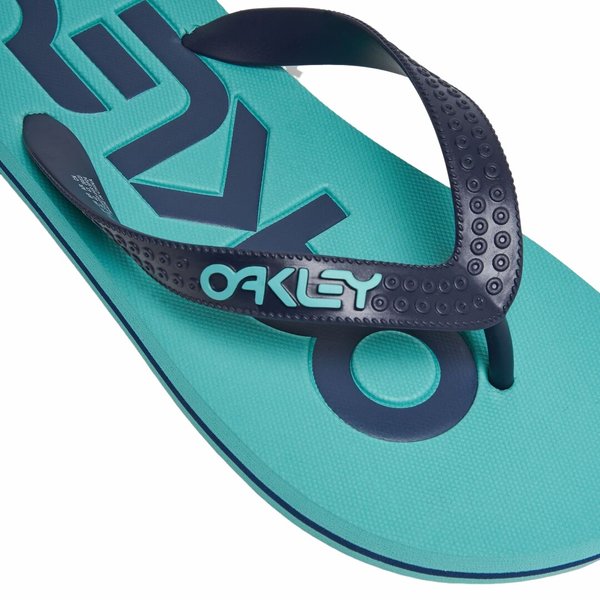 Klapki, japonki College Flip Flop Oakley - czarne/niebieskie