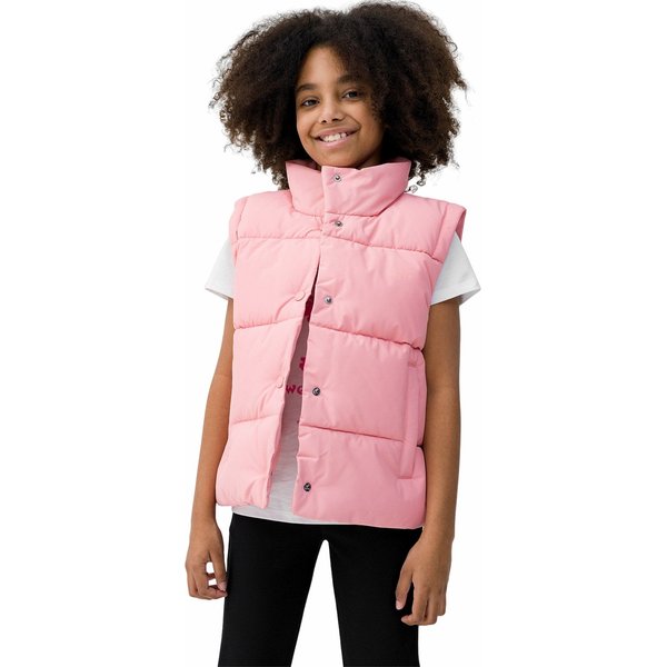 Kamizelka puchowa dziewczęca 4FJWSS24TVJAF082 4F