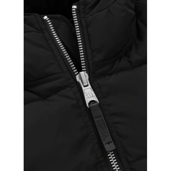 Kurtka męska Gopher Quilted Hooded Jacket Pitbull West Coast - black