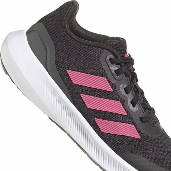 Buty do biegania RunFalcon 3 Sport Running Lace Jr Adidas - czarne