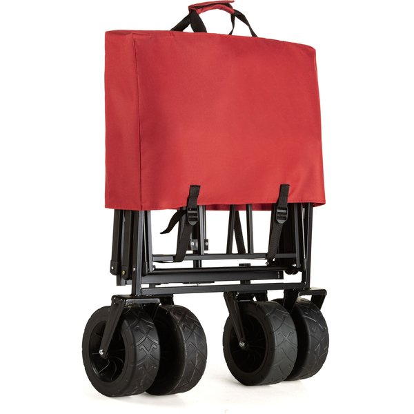 Wózek turystyczny, składany EasyGo 100L Outtec - EasyGo czerwony