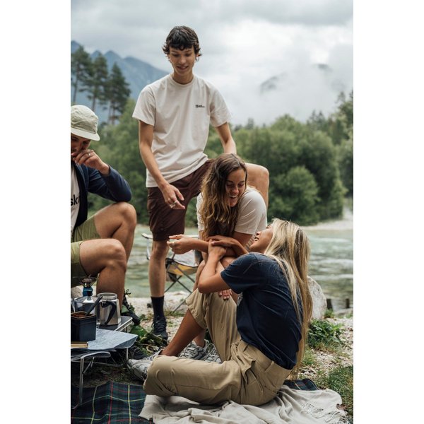 Koszulka męska Essential Jack Wolfskin - cotton white