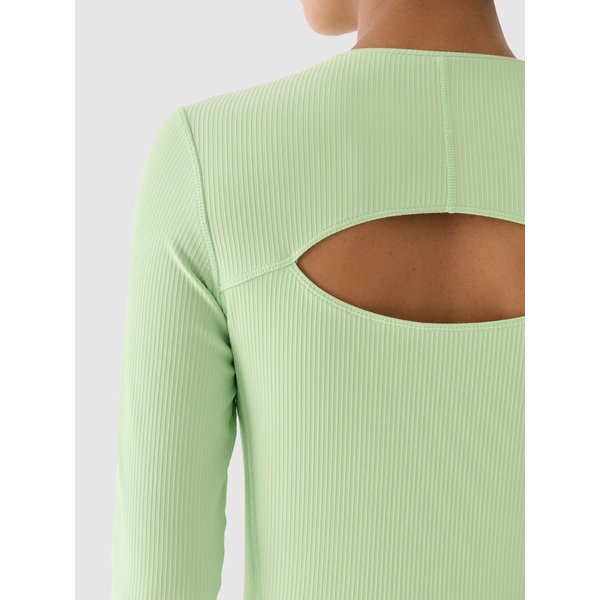 Longsleeve damski TFLOF250 4F - zielony