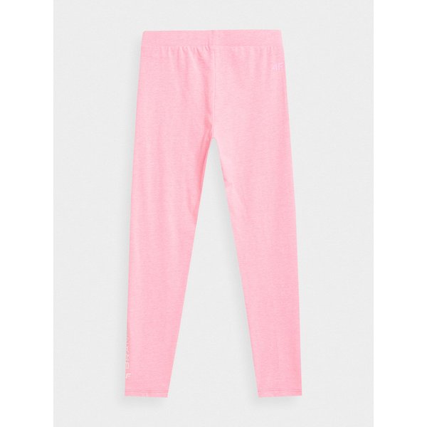 Legginsy dziewczęce 4FJSS23TTIGF039 4F - różowe