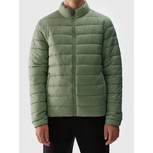 Kurtka puchowa męska TDJAM483 4F - khaki