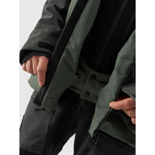 Kurtka snowboardowa męska TTJAM511 4F - khaki