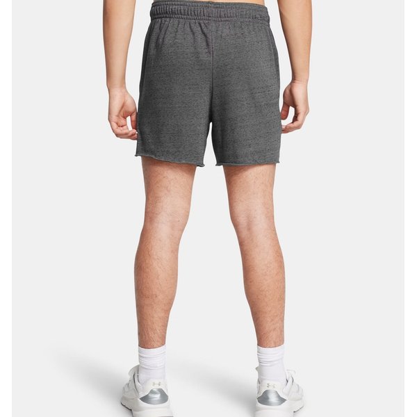Spodenki męskie Rival Terry 6in Short Under Armour - Castlerock/Onyx White