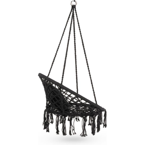 Huśtawka bocianie gniazdo boho XXL Luna Outtec - black