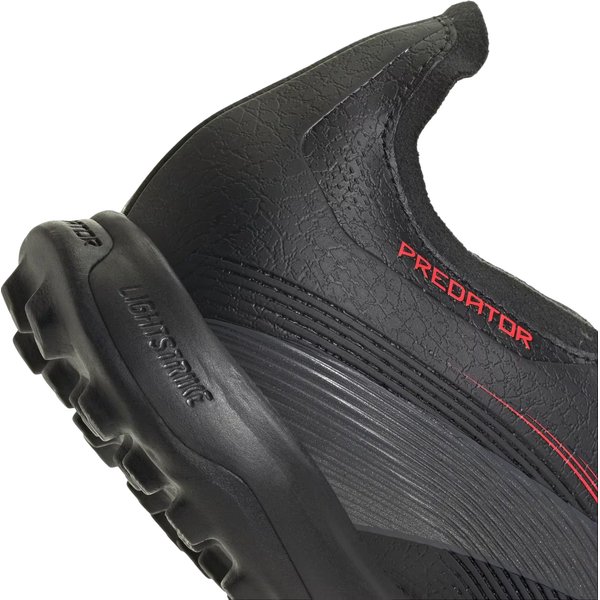 Buty piłkarskie, turfy Predator League Fold-Over Tongue Adidas - Core Black/Grey Four/Lucid Red