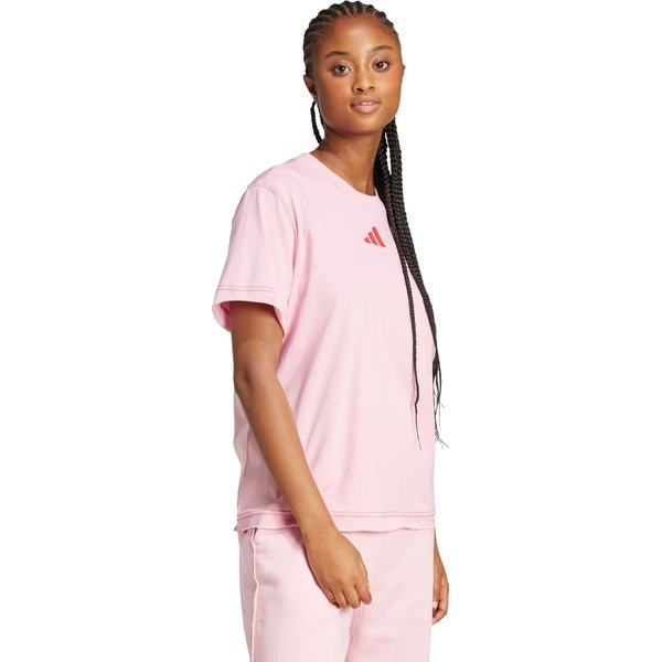 Koszulka damska All Szn Loose Graphic Adidas - pink