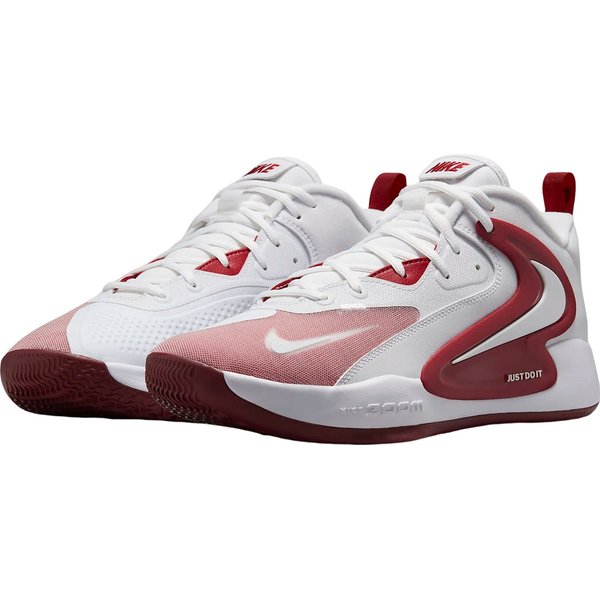 Buty halowe React Hyperset 2 Nike - biały/czerwony