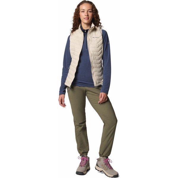 Kamizelka puchowa damska Powder Pass II Hybrid Columbia - dark stone
