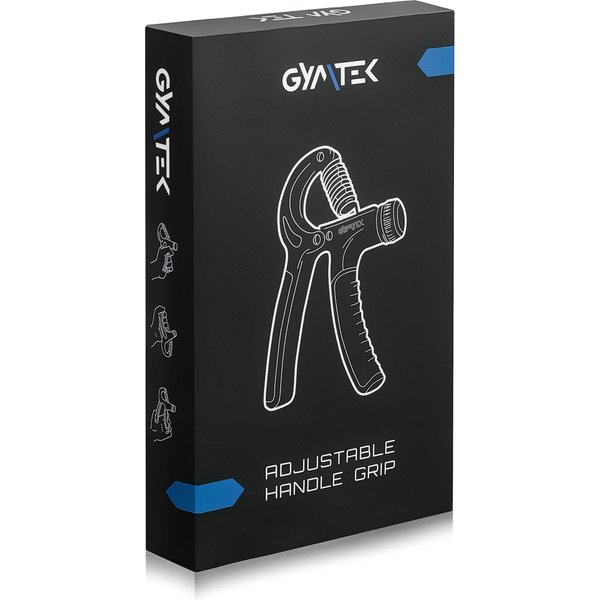 Ściskacz do rąk regulowany 10-40kg Gymtek - czarny