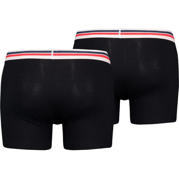 Bokserki męskie Placed Logo 2pary Levis - czarne