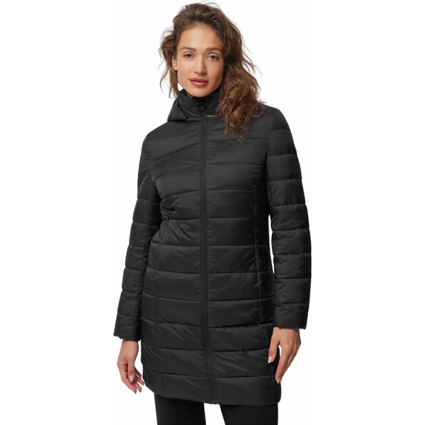 Płaszcz puchowy damski OTHAW23TDJAF287 Outhorn - głęboka czerń