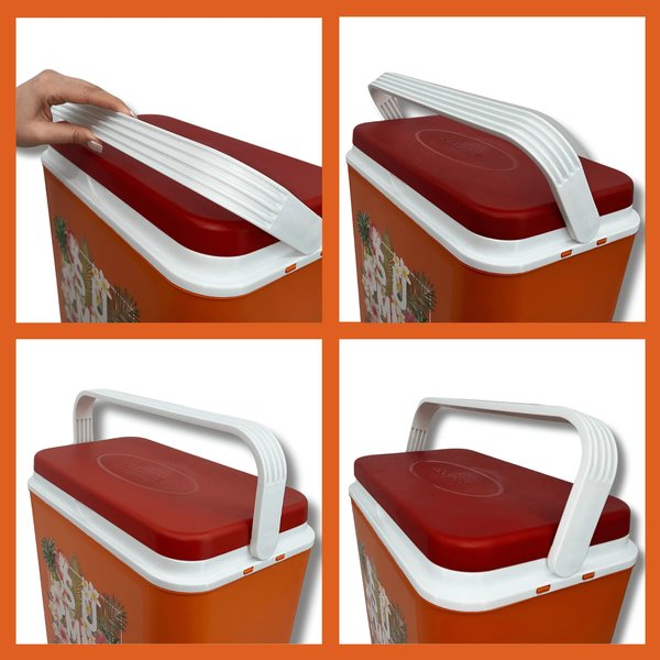 Lodówka turystyczna 24L Kamai - kwiatki