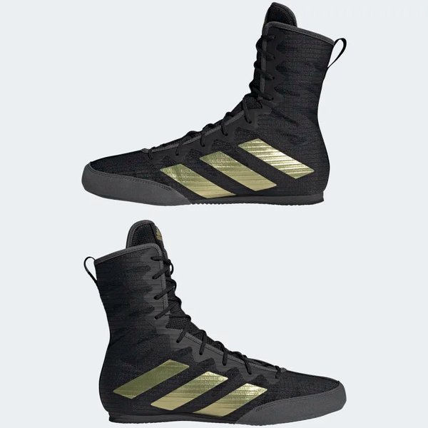 Buty bokserskie Box Hog 4 Adidas - czarny/złoty