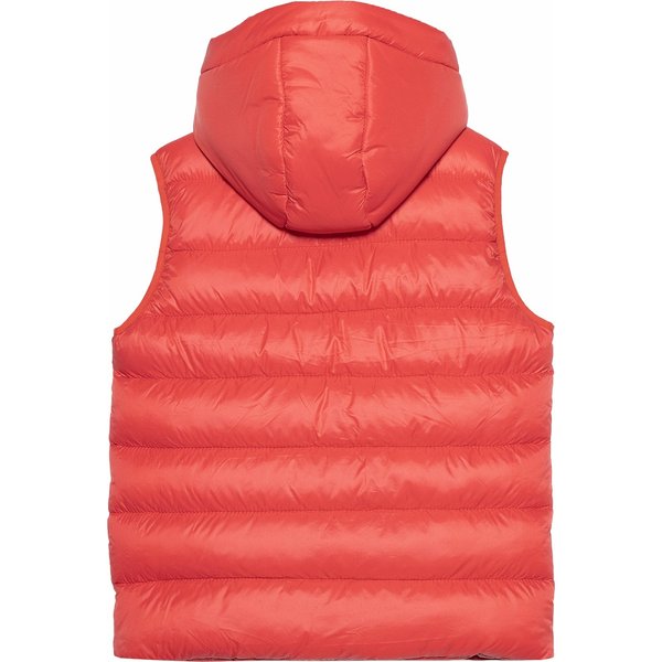 Kamizelka puchowa chłopięca 4FJWSS24TVJAM083 4F - czerwony