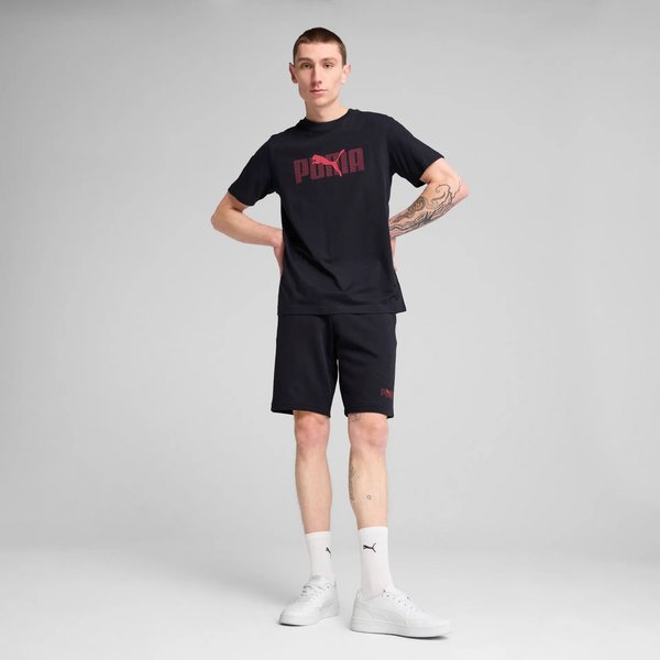 Koszulka męska Essentials Logo Lab Puma - Black