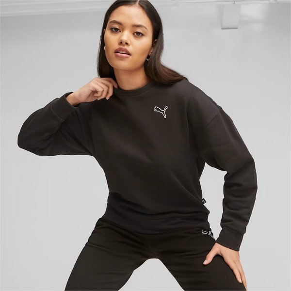 Bluza damska Better Essentials Crew FL Puma - czarny