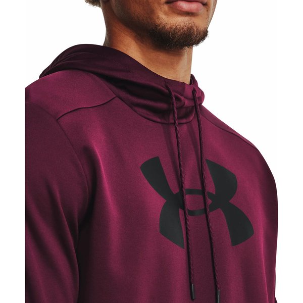 Bluza męska Fleece Big Logo HD Under Armour - bordowa