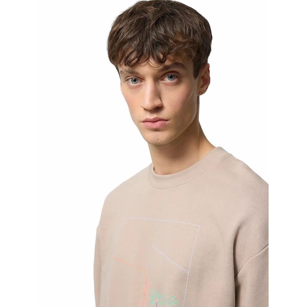 Bluza męska OTHWSS24TSWSM1172 Outhorn - beż