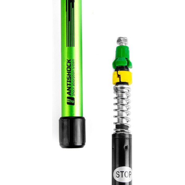 Kije trekkingowe Ekvilibro 105-135cm Spokey - green