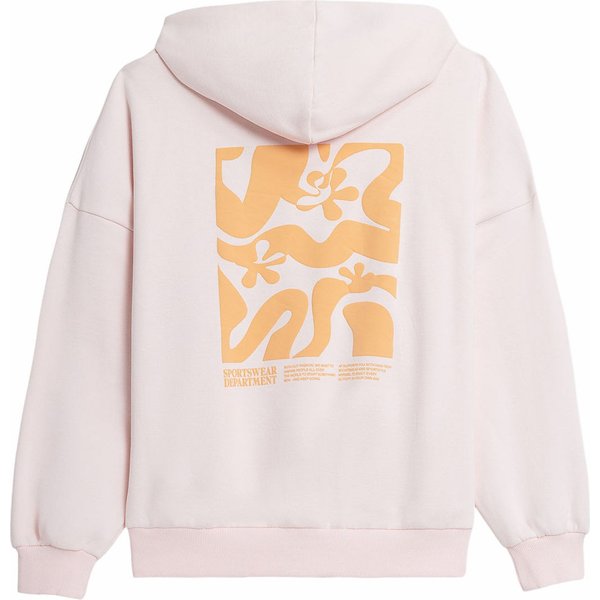 Bluza damska 4FAW23TSWSF698 4F - kremowy
