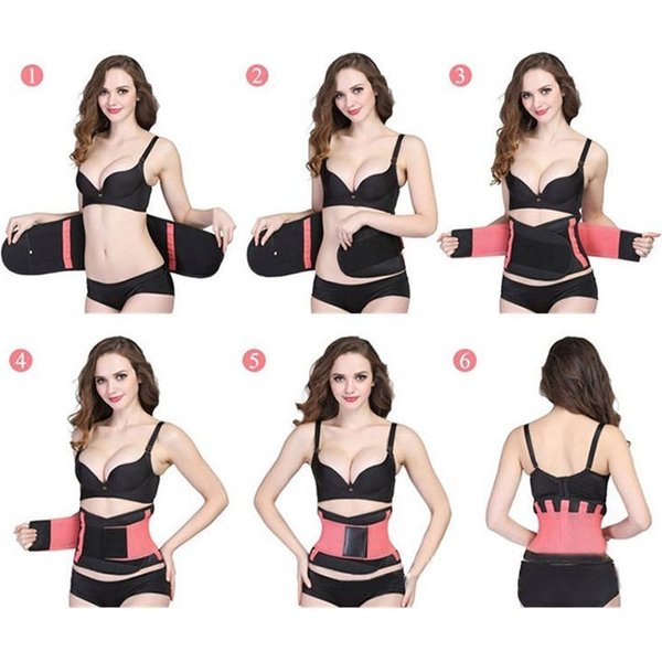 Pas neopranowy wyszczuplający fitness - czarny