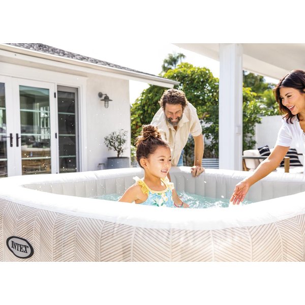 Basen jacuzzi Spa Chevron z filtrem 145x196x71cm Intex