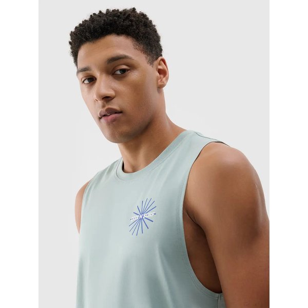 Bezrękawnik męski TSLEM212 4F - mięta