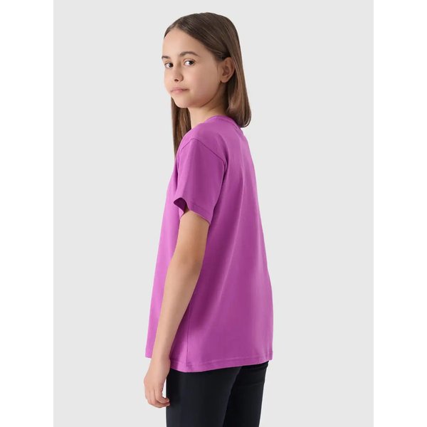 Koszulka dziewczęca TTSHF2326 4F - ciemny fiolet