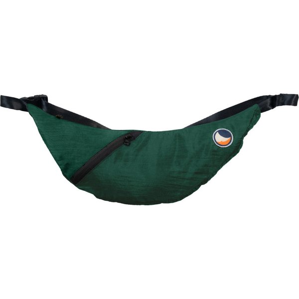 Saszetka, nerka Upcycled Sling Bag Ticket To The Moon - dark green
