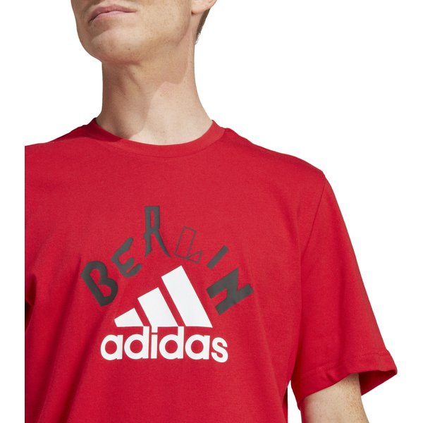 Koszulka męska Graphic Tee Adidas - czerwona