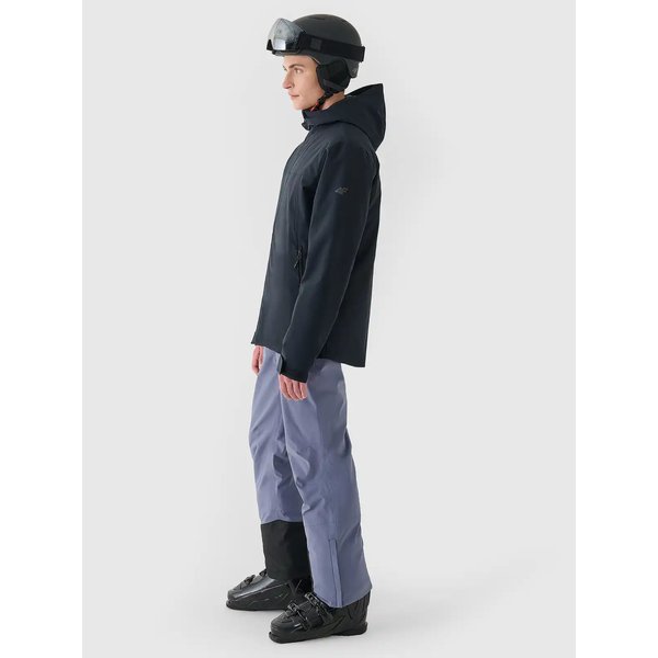 Kurtka narciarska męska TTJAM579 4F - głęboka czerń