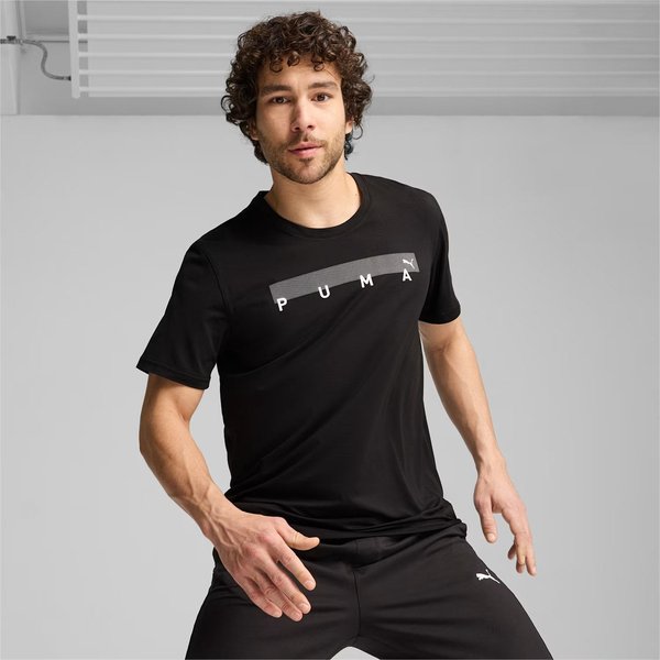 Koszulka męska Energy Cloudspun Graphic Tee Puma - czarny