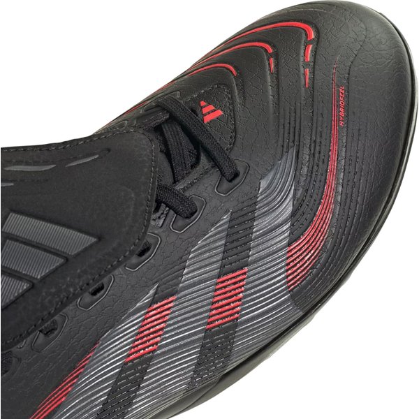 Buty piłkarskie, turfy Predator League Fold-Over Tongue Adidas - Core Black/Grey Four/Lucid Red