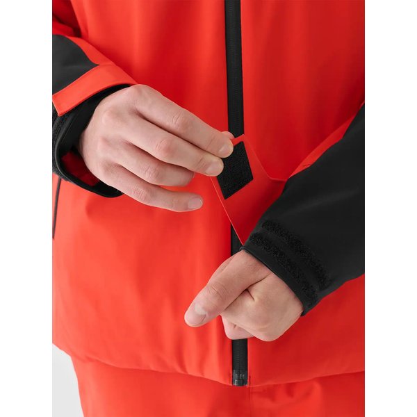 Kurtka narciarska męska TTJAM579 4F - czerwony