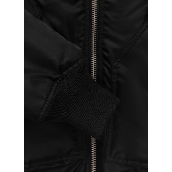 Kurtka męska Harvest Hooded Bomber Jacket Pitbull West Coast - black